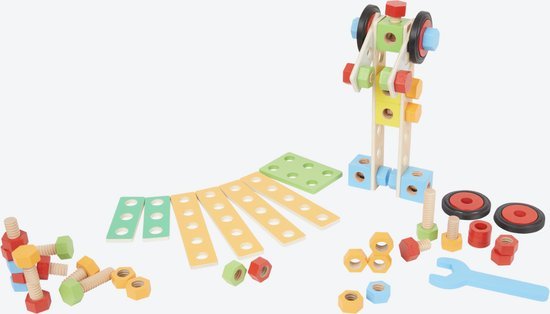 Mini Matters houten voertuig bouwpakket -75-delig - Afbeelding 2
