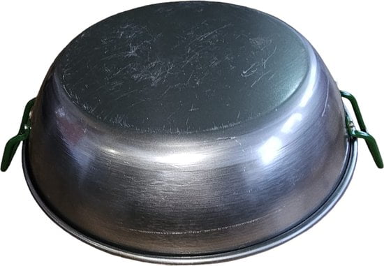 Sasemy - Wok - Met gratis Tang - Vispan - Voor buiten en binnen - Buiten wokken - Buiten vis bakken - Afbeelding 2