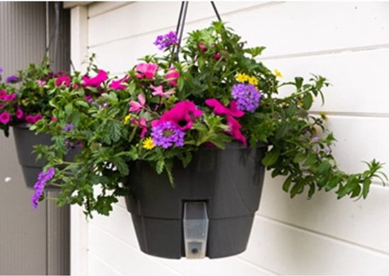 Hangende bloempot met waterreservoir 27cm - Afbeelding 3