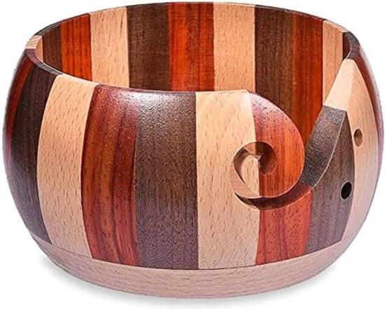 Yarn Bowl - Wolhouder - Garen Kom - Wol Kom - Kluwenhouder - Retro