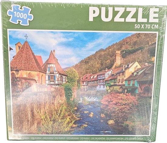 Grafix - Puzzel - Volwassenen - Berglandschap - Kinderen - 1000 stukken - Puzzel 1000 stukjes volwassenen - Legpuzzel - Afbeelding 2
