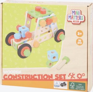 Mini Matters houten voertuig bouwpakket -75-delig