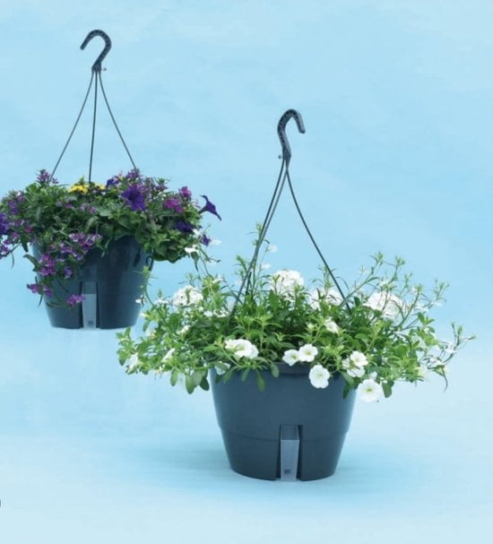 Hangende bloempot met waterreservoir 27cm - Afbeelding 2