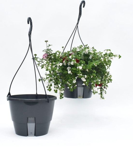 Hangende bloempot met waterreservoir 27cm