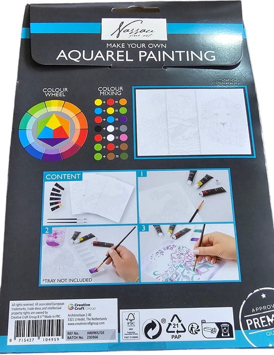 Nassau Fine Art - Aquarel set voor volwassenen - Afbeelding 4