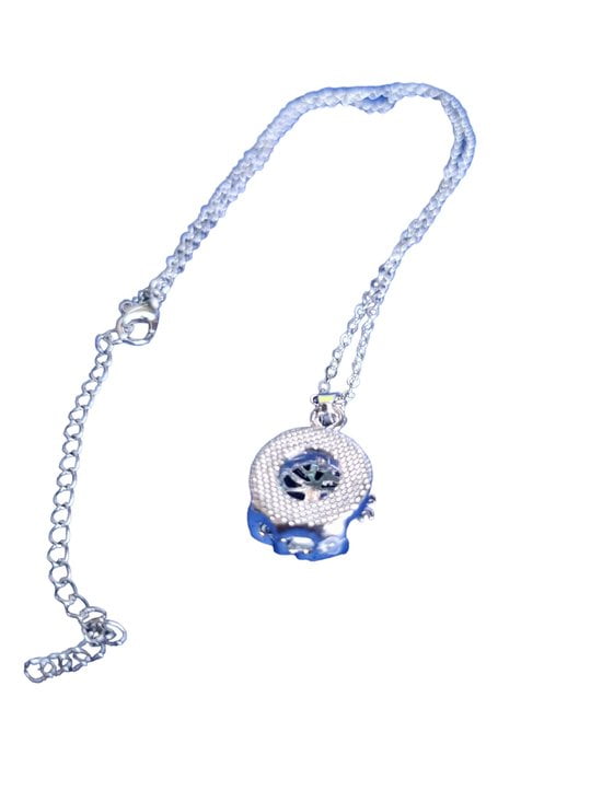 Sasemy® - Levensboom met paarse steen - Ketting met hanger levensboom - Afbeelding 5