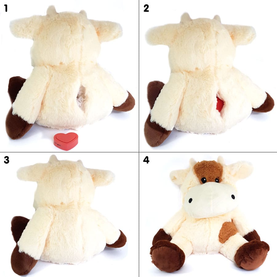 Koeienknuffel met spraakrecorder - Afbeelding 2