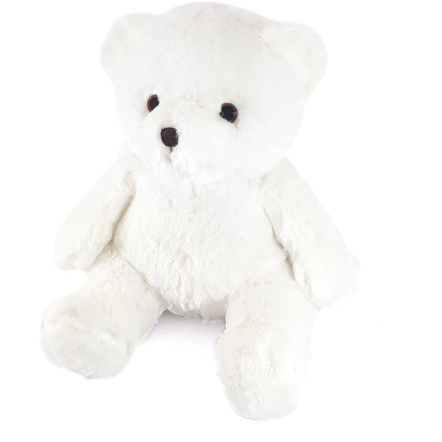 Knuffelbeer met stemopname (wit) - Afbeelding 4
